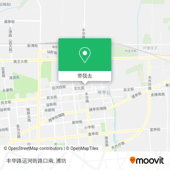 丰华路运河街路口南地图