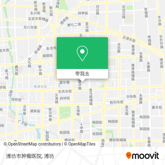 潍坊市肿瘤医院地图