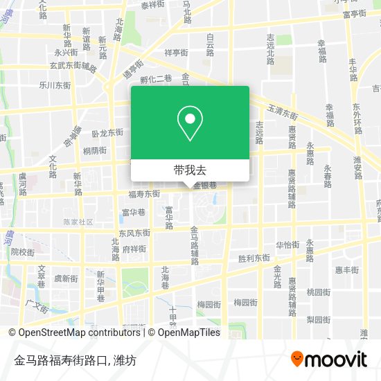 金马路福寿街路口地图