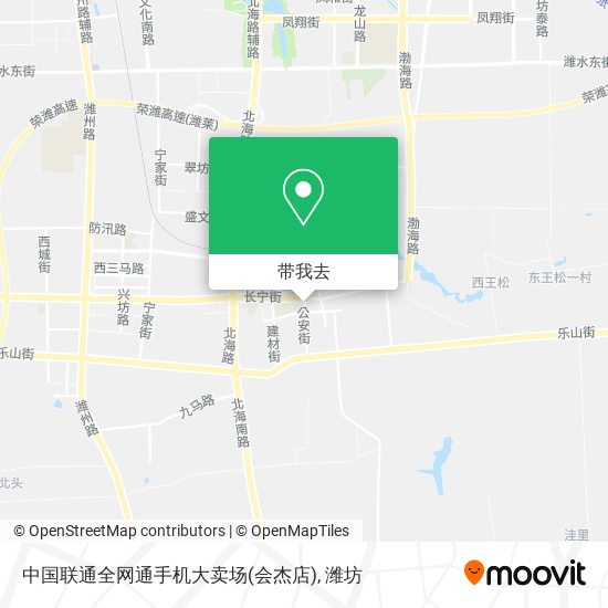 中国联通全网通手机大卖场(会杰店)地图