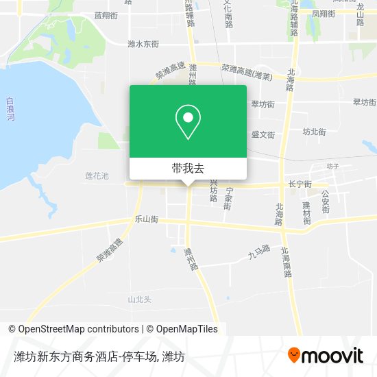 潍坊新东方商务酒店-停车场地图