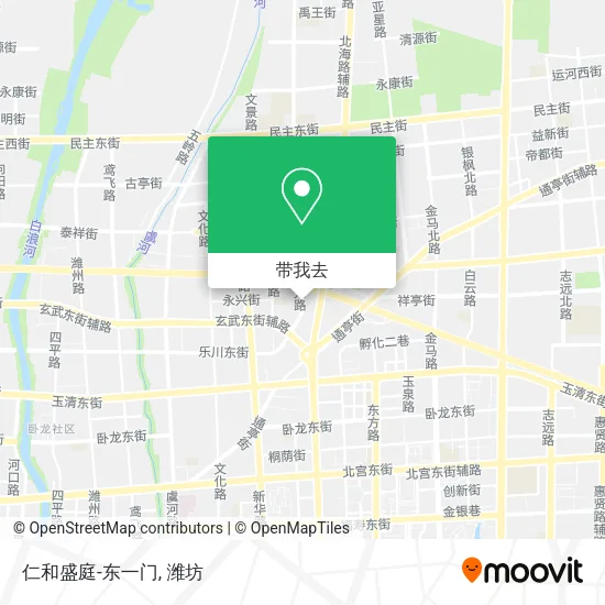 仁和盛庭-东一门地图