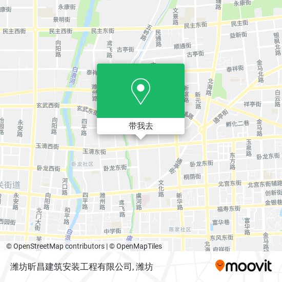 潍坊昕昌建筑安装工程有限公司地图