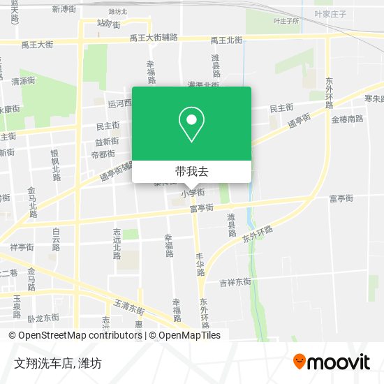 文翔洗车店地图