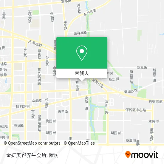 金妍美容养生会所地图