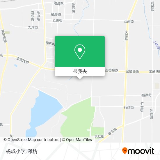 杨成小学地图