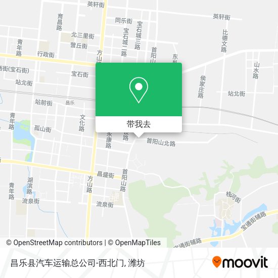 昌乐县汽车运输总公司-西北门地图