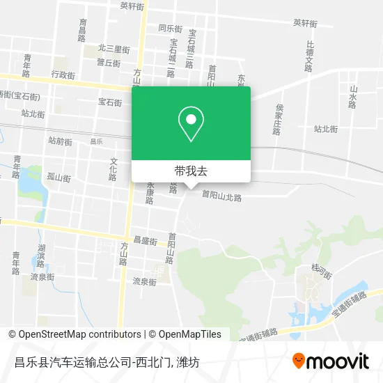 昌乐县汽车运输总公司-西北门地图