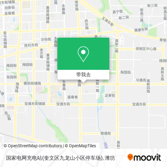 国家电网充电站(奎文区九龙山小区停车场)地图