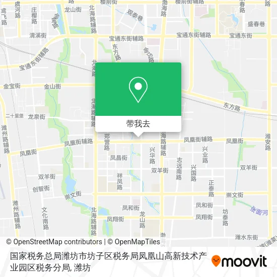 国家税务总局潍坊市坊子区税务局凤凰山高新技术产业园区税务分局地图