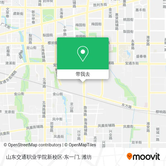 山东交通职业学院新校区-东一门地图