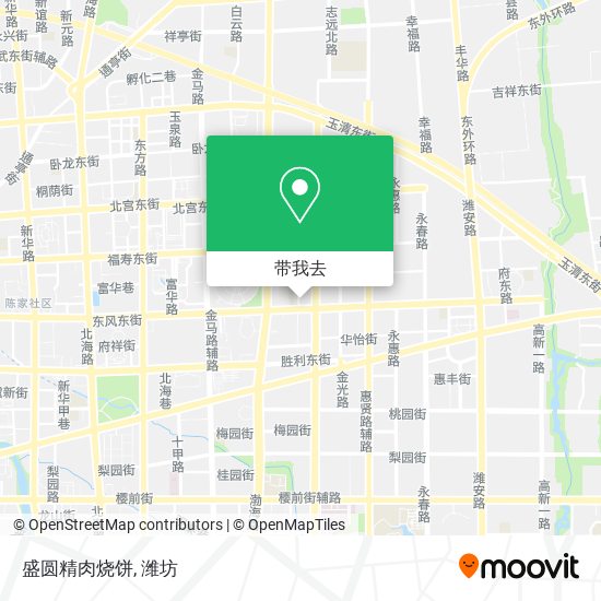 盛圆精肉烧饼地图
