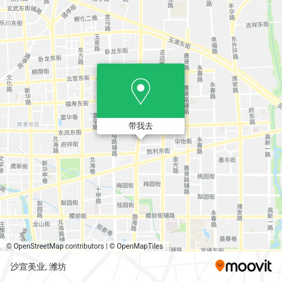 沙宣美业地图