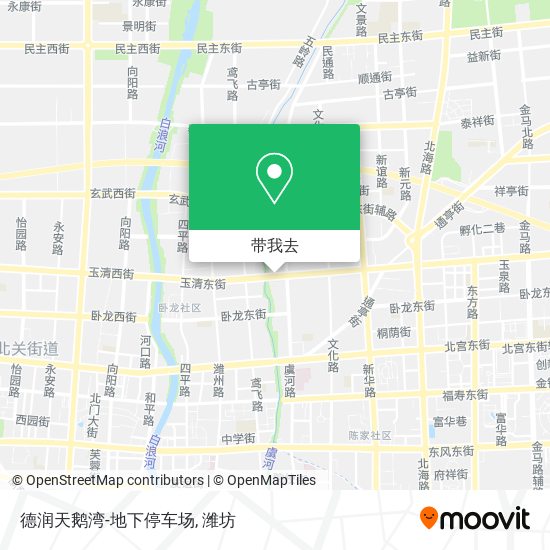 德润天鹅湾-地下停车场地图