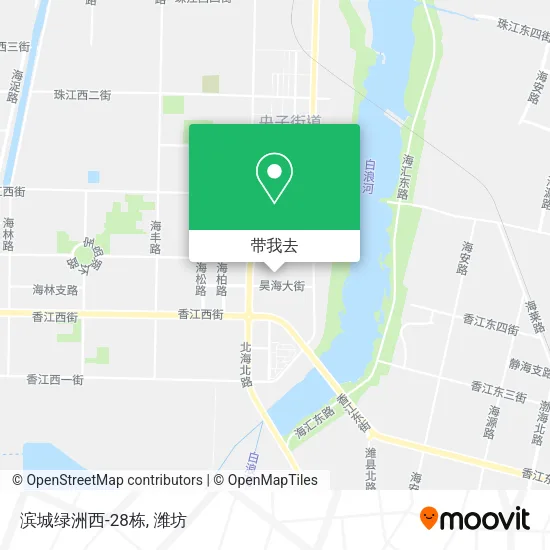 滨城绿洲西-28栋地图