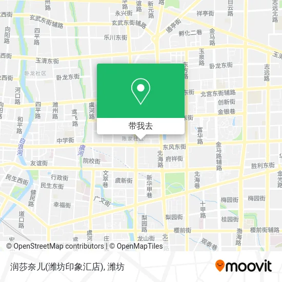 润莎奈儿(潍坊印象汇店)地图