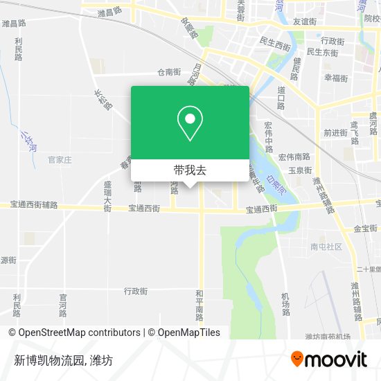 新博凯物流园地图