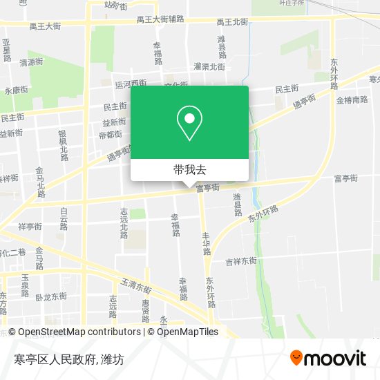 寒亭区人民政府地图