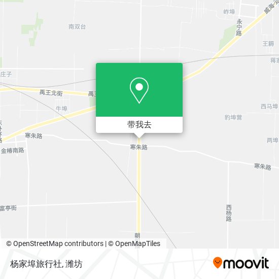 杨家埠旅行社地图