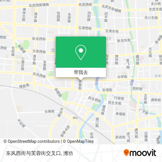 东风西街与芙蓉街交叉口地图