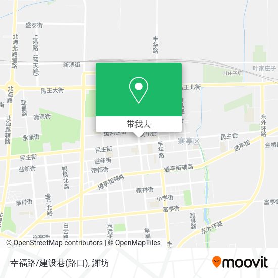 幸福路/建设巷(路口)地图