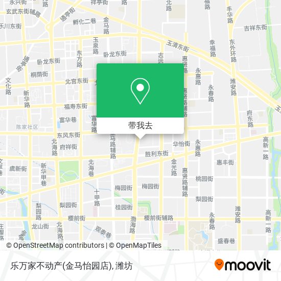 乐万家不动产(金马怡园店)地图