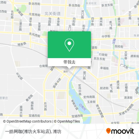 一皓网咖(潍坊火车站店)地图