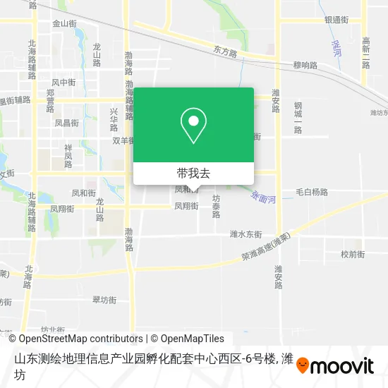 山东测绘地理信息产业园孵化配套中心西区-6号楼地图