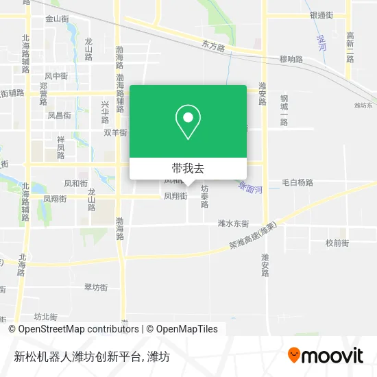 新松机器人潍坊创新平台地图