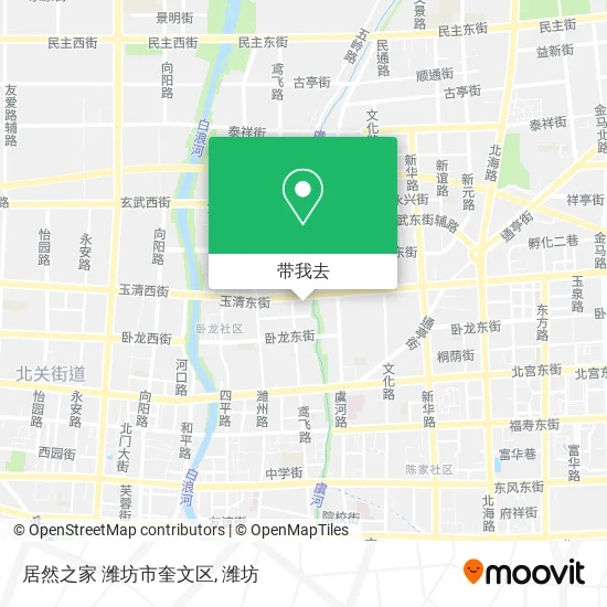 居然之家 潍坊市奎文区地图