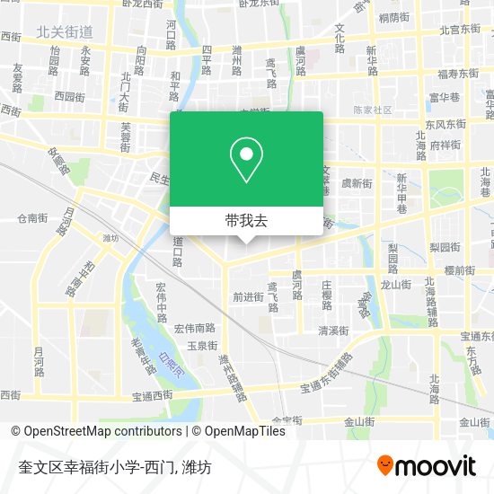 奎文区幸福街小学-西门地图