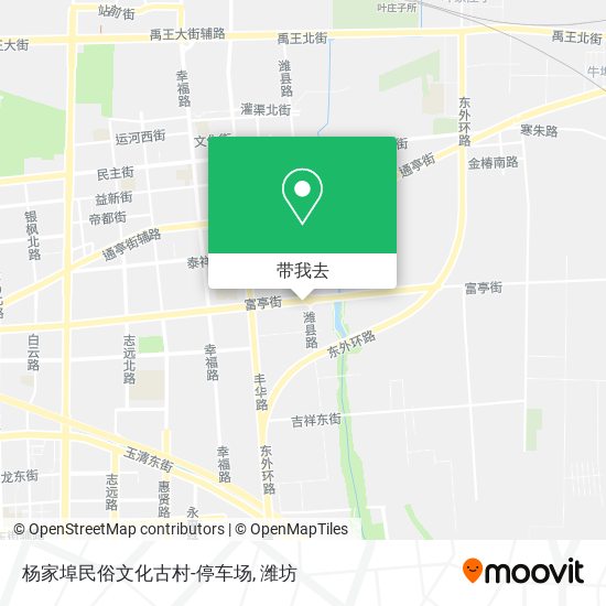 杨家埠民俗文化古村-停车场地图
