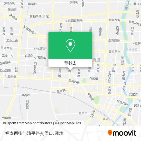 福寿西街与清平路交叉口地图