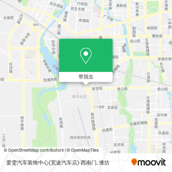 爱雯汽车装饰中心(宽途汽车店)-西南门地图
