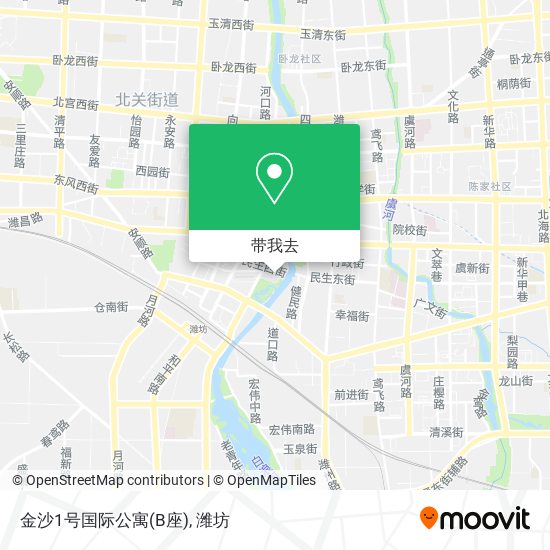金沙1号国际公寓(B座)地图