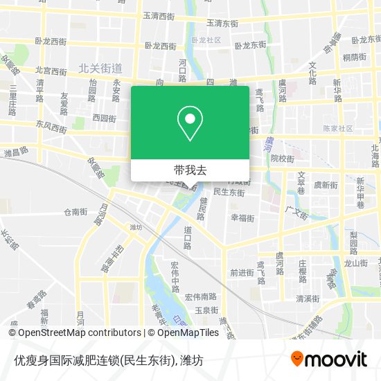 优瘦身国际减肥连锁(民生东街)地图