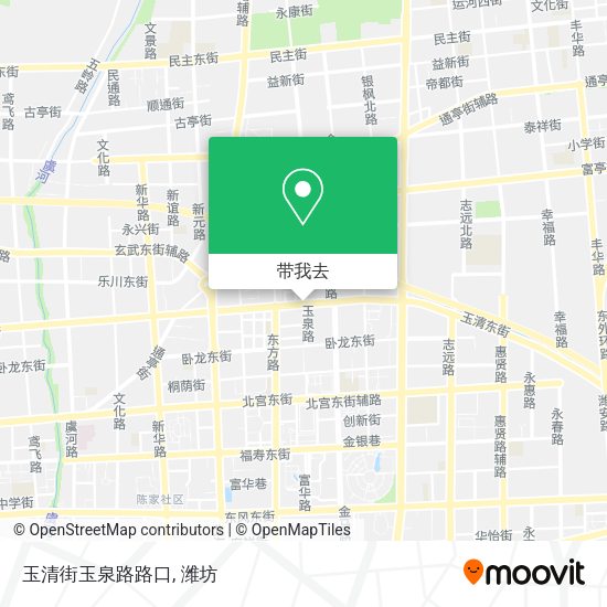 玉清街玉泉路路口地图