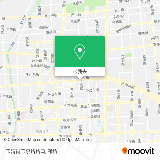 玉清街玉泉路路口地图