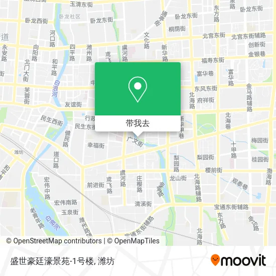 盛世豪廷濠景苑-1号楼地图
