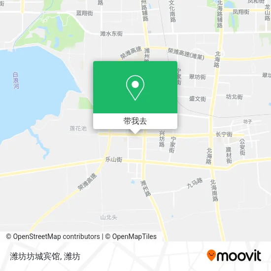 潍坊坊城宾馆地图