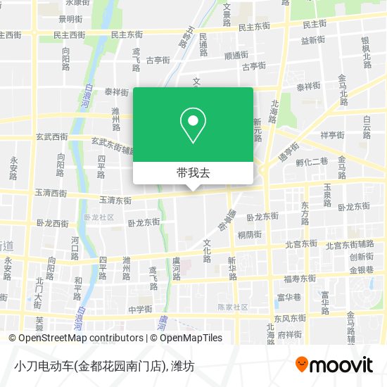 小刀电动车(金都花园南门店)地图