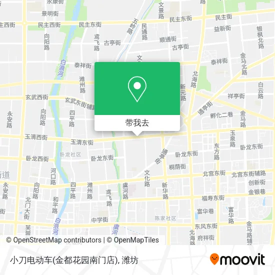 小刀电动车(金都花园南门店)地图