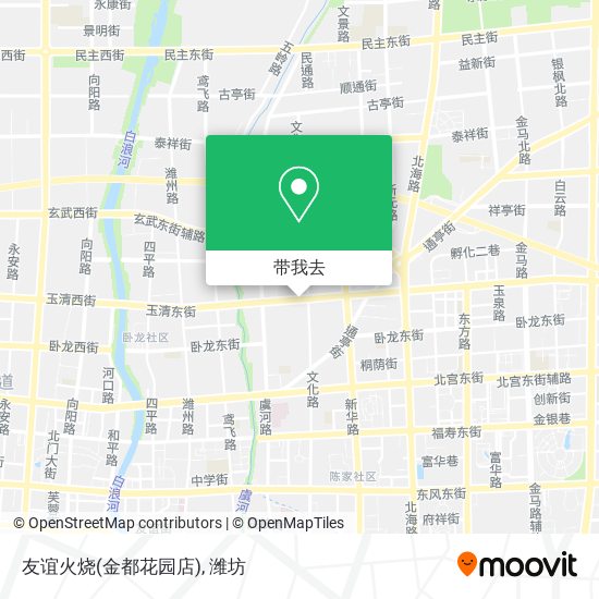 友谊火烧(金都花园店)地图