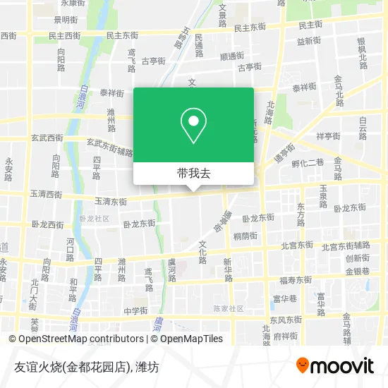 友谊火烧(金都花园店)地图