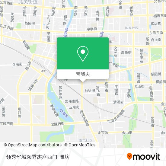 领秀华城领秀杰座西门地图