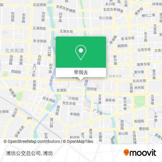潍坊公交总公司地图