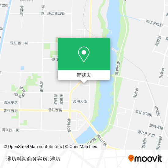 潍坊融海商务客房地图