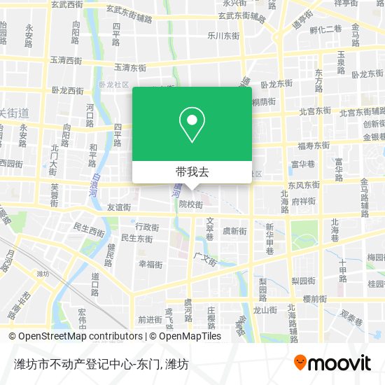 潍坊市不动产登记中心-东门地图
