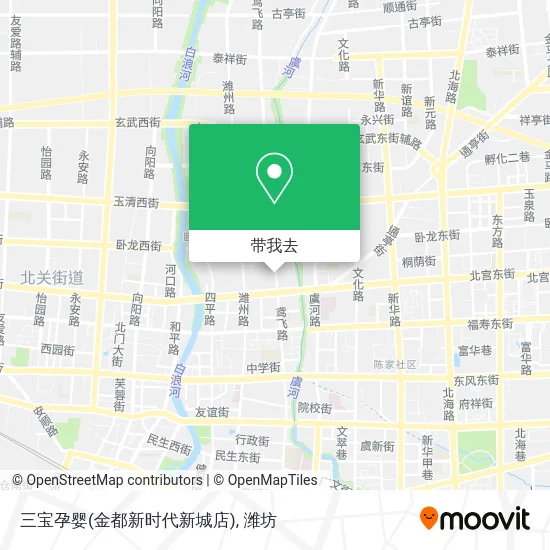 三宝孕婴(金都新时代新城店)地图