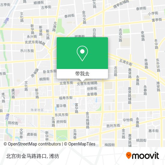 北宫街金马路路口地图